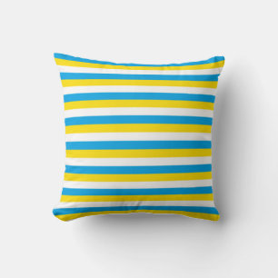 argentina flag stripes country symbol blue white y throw pillow