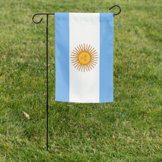 Argentina Flag Sun White Blue Stripes