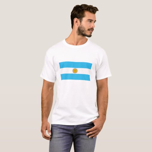 Argentina Flag T-shirt | Zazzle