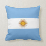 Argentina Flag Throw Pillow Argentina Flag Throw Pillow