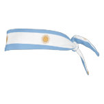 Argentina Flag Tie-back Athletic Head Band at Zazzle