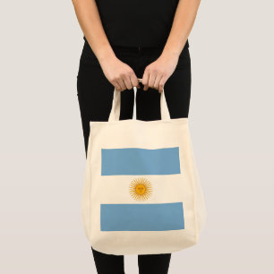 Argentina flag tote bag