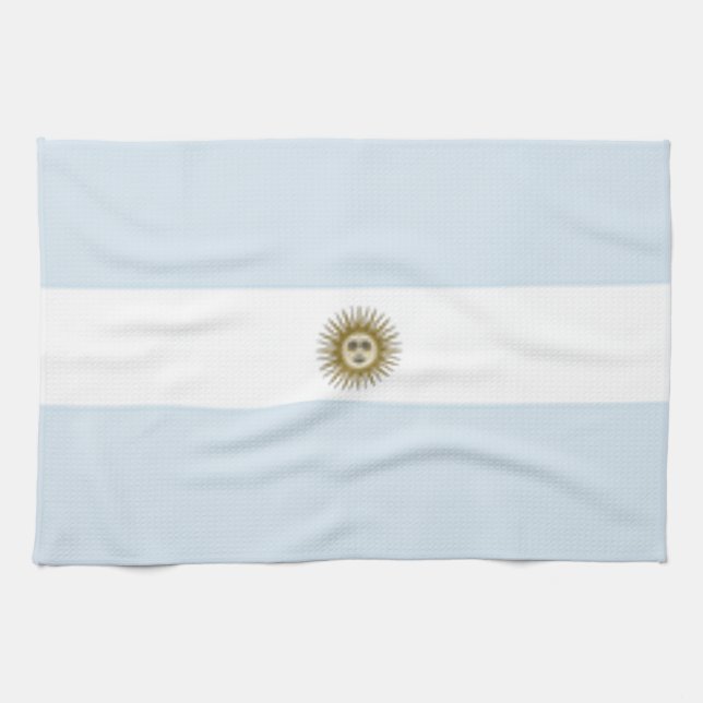 Argentina Flag Towel (Horizontal)