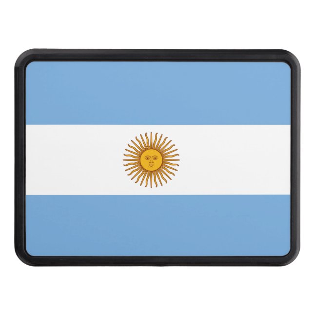 Argentina flag Trailer Hitch Cover (Front)