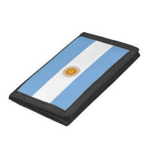 Argentina flag tri-fold wallet
