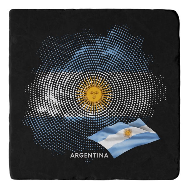 Argentina flag trivet (Front)