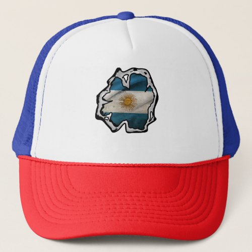 Argentina flag  trucker hat