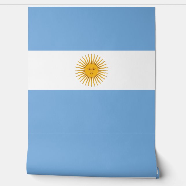 Argentina flag wallpaper  (Unrolling)