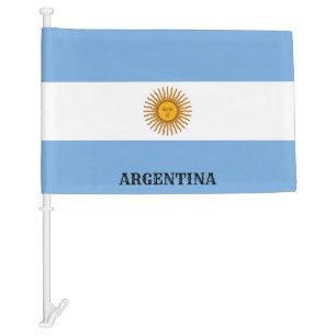 Argentina Flag Wonderful Patriotic Car Flag