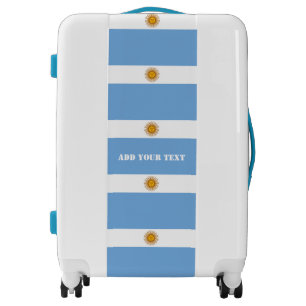 Argentina Flag World Cup 2022 Football Soccer Luggage
