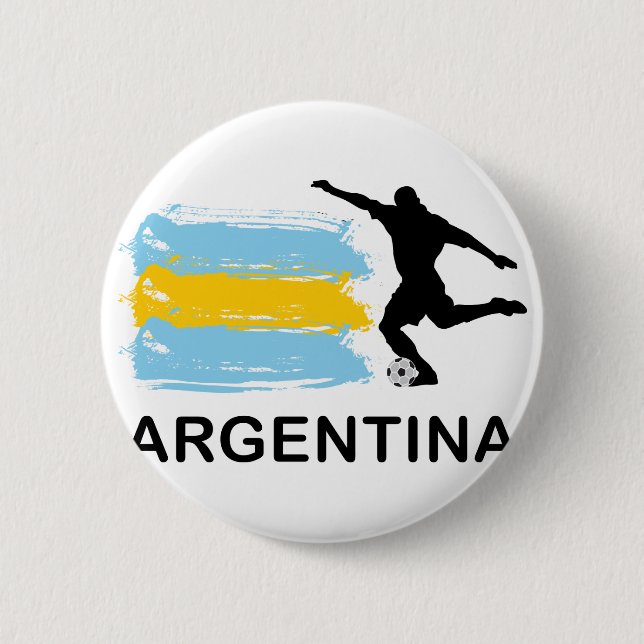 Argentina Football Button (Front)