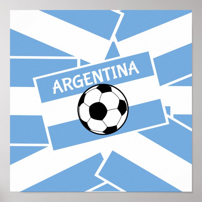 Argentina Football Poster (Front)