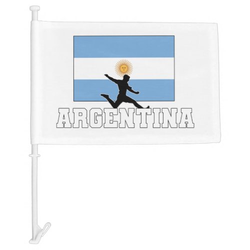 Argentina Football Soccer National Team Car Flag