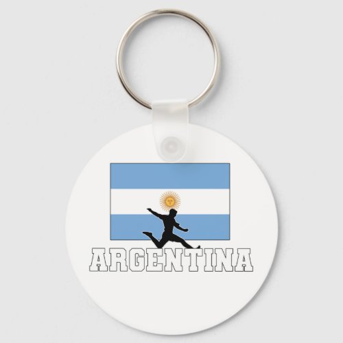 Argentina Football Soccer National Team Keychain