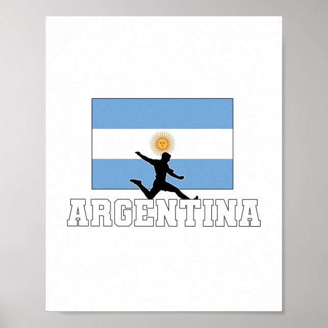 Argentina Football Soccer National Team Poster (Front)