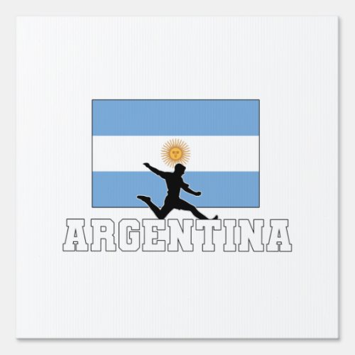 Argentina Football Soccer National Team Sign