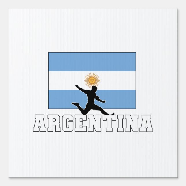 Argentina Football Soccer National Team Sign (Front)