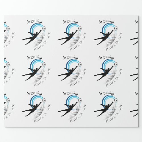 Argentina Futbol de Arte Wrapping Paper