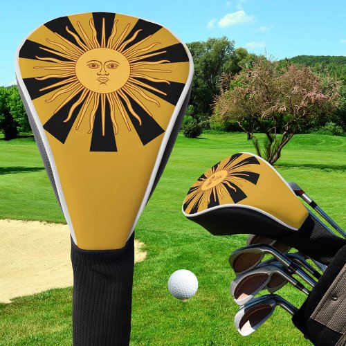 Argentina Golden Sun Sol de Mayo Golf Head Cover