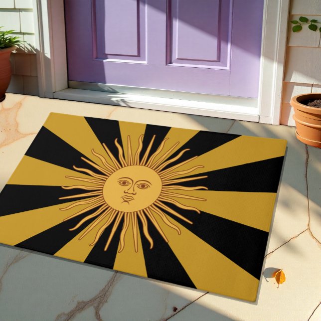 Argentina Golden Sun, Sol de Mayo / large house  Doormat (Creator Uploaded)
