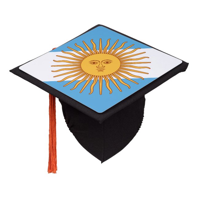 Argentina Graduation Cap Topper (Angled)