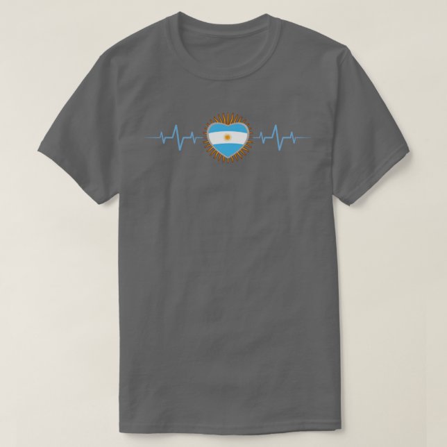 Argentina Heartbeat1 T-Shirt (Design Front)