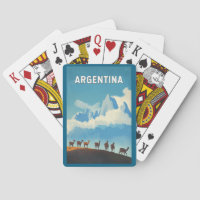 Argentina Illustration Travel Art Vintage