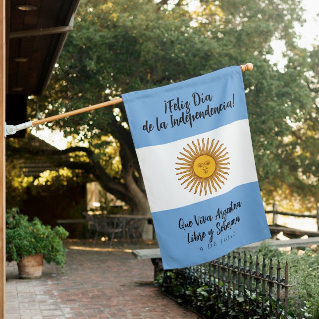 Argentina Independence Day Flag (In SItu)