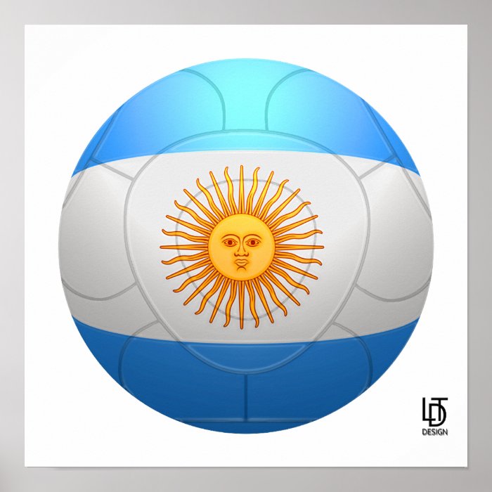 Argentina    La Albiceleste Football Posters