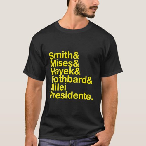 Argentina Libertaria Javier Milei Presidente 2023 T_Shirt