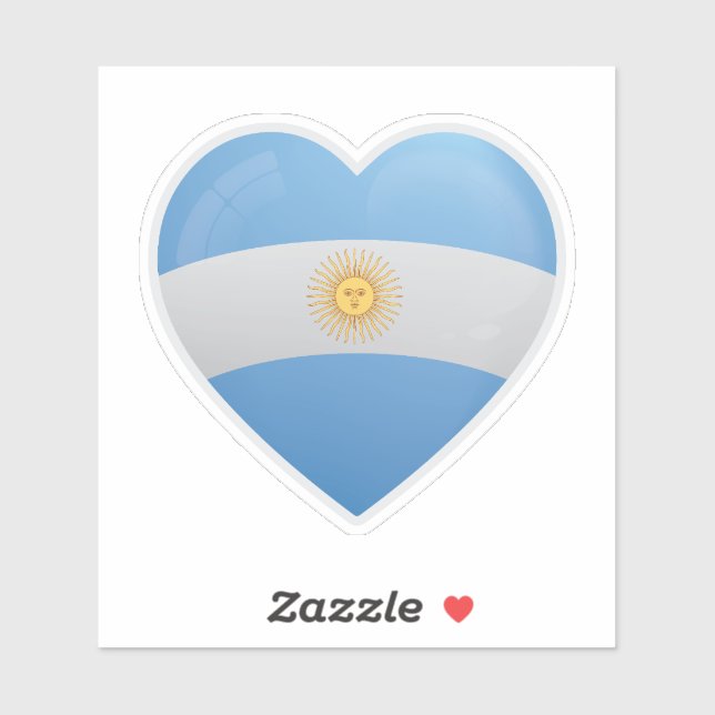 Argentina Love Icon Sticker (Sheet)