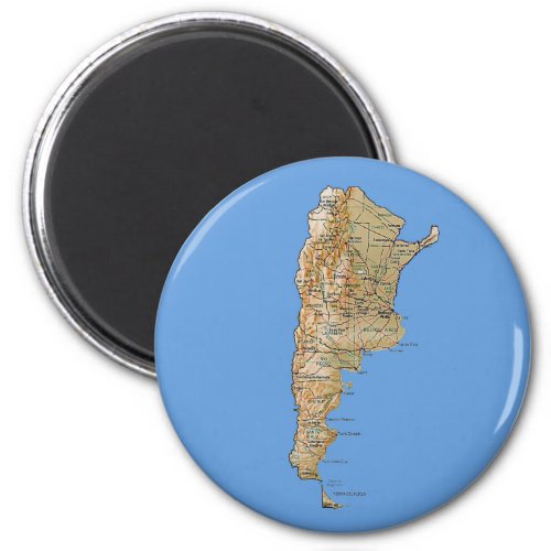 Argentina Map Magnet