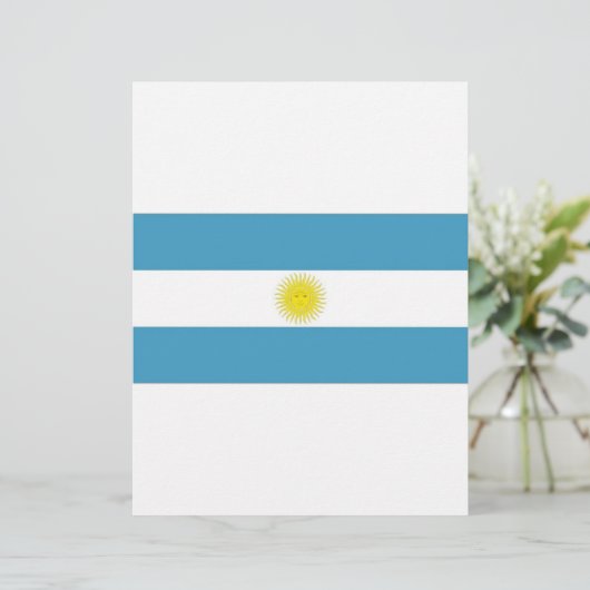 Argentina National Flag (Standing Front)
