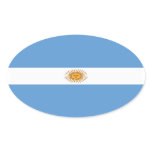 ARGENTINA OVAL STICKER