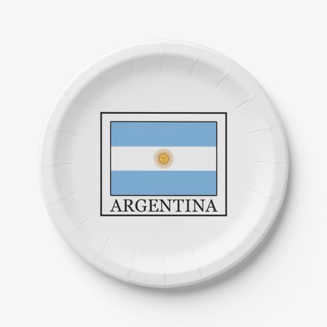 Argentina Paper Plates (Front)