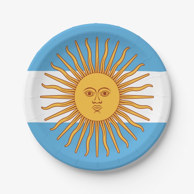Argentina Paper Plates (Front)