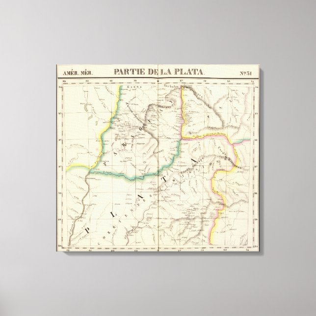 Argentina Paraguay 31 Canvas Print (Front)