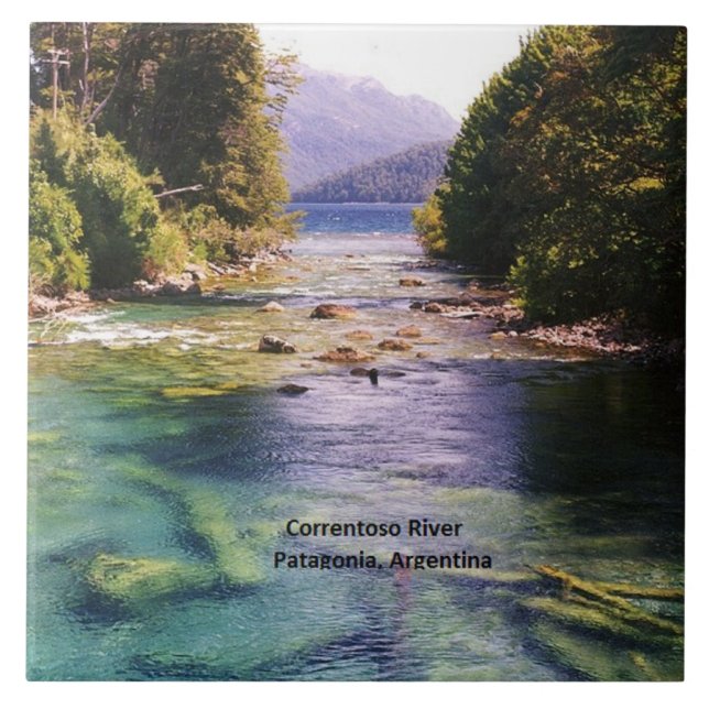 Argentina, Patagonia Ceramic Tile (Front)