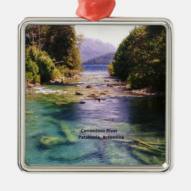 Argentina, Patagonia fine art ornament (Front)