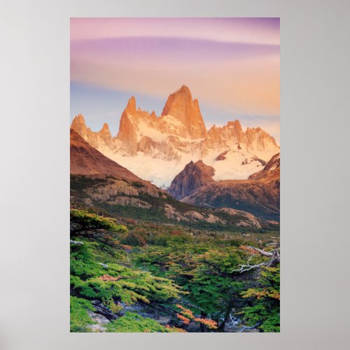 Argentina Patagonia Los Glaciares National Park Poster