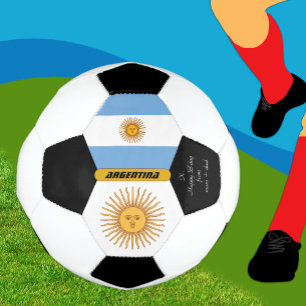 Argentina Personalized, Flag, Photo Soccer Ball
