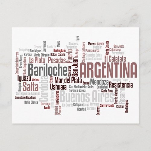 ARGENTINA Postcard