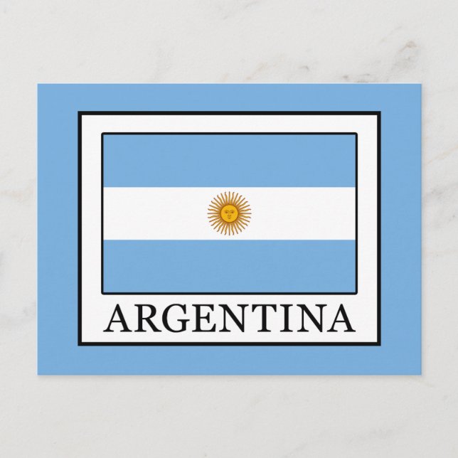 Argentina Postcard (Front)