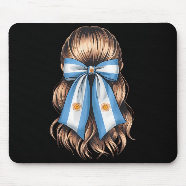 Argentina Pride Argentinian Flag  Mouse Pad (Front)