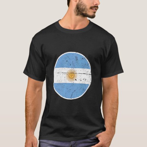 Argentina Proud Argentinian Flag  2  T_Shirt