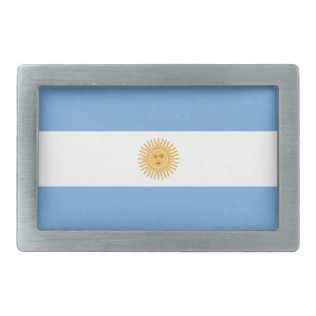 Argentina Rectangular Belt Buckle (Front)