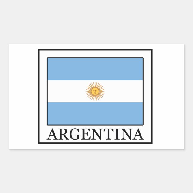 Argentina Rectangular Sticker (Front)