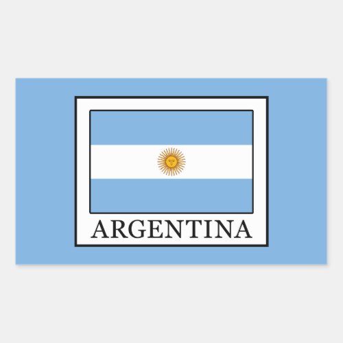 Argentina Rectangular Sticker