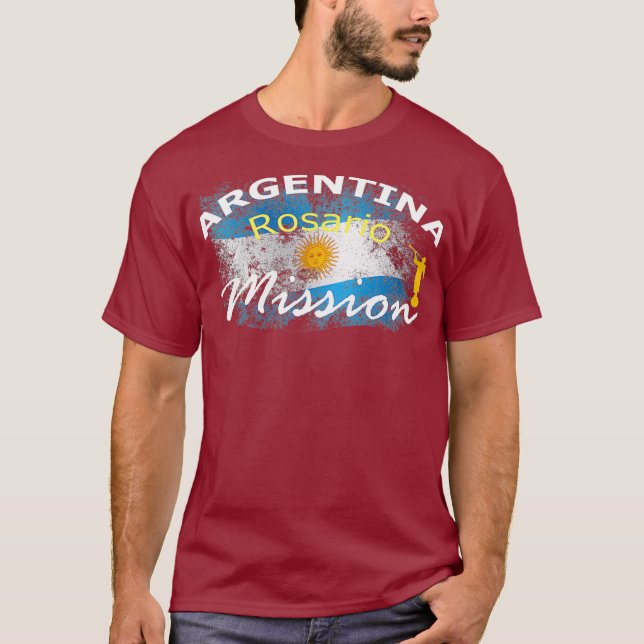 Argentina Rosario Mormon LDS Mission Missionary T-Shirt (Front)