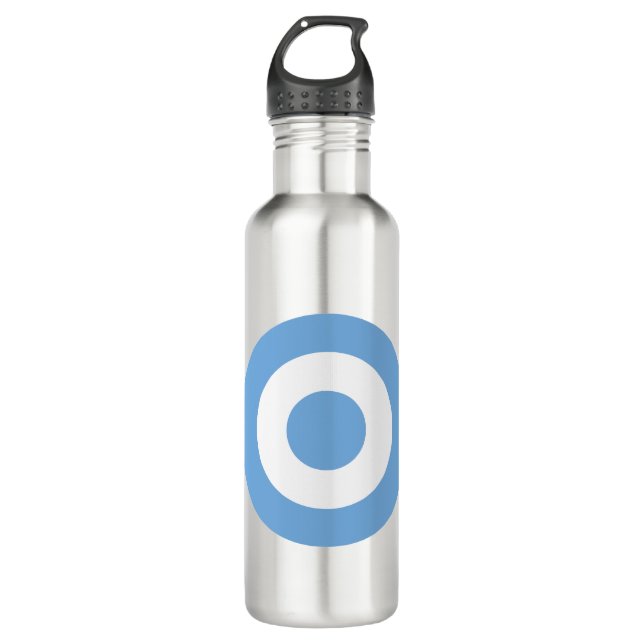 Argentina Roundel Stainless Steel Water Bottle (Front)
